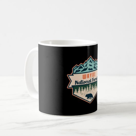 Wayne National Forest � Geheimnisse der Wildnis Kaffeetasse (Vorderseite Links)