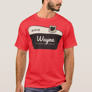 Wayne National Forest Ohio Begrüßungszeichen T-Shirt