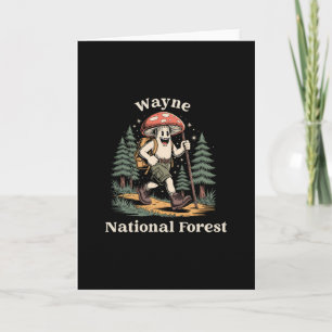 Wayne National Forest Ohio Wandern Pilz Urlaub Karte