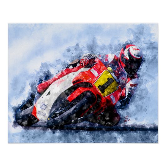 Wayne Rainey poster (Vorderseite)