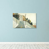 Wayne Thiebaud - 24. Straße - 1977 Leinwanddruck (Insitu (Holzboden))