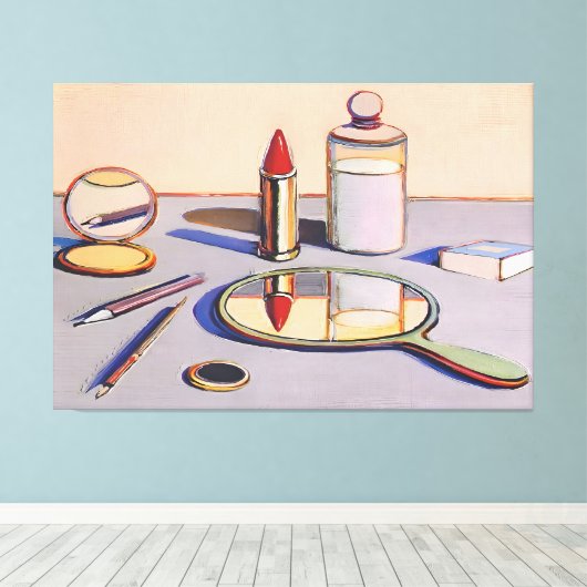 Wayne Thiebaud art Leinwanddruck (Insitu (Holzboden))