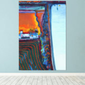 Wayne Thiebaud art Leinwanddruck (Insitu (Holzboden))