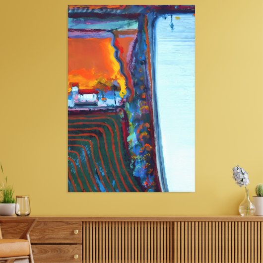 Wayne Thiebaud art Leinwanddruck (Insitu (Wohnzimmer))