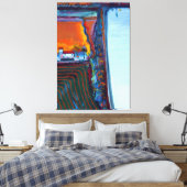 Wayne Thiebaud art Leinwanddruck (Insitu (Schlafzimmer))