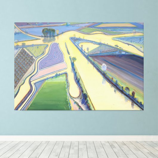 Wayne Thiebaud art Leinwanddruck (Insitu (Holzboden))