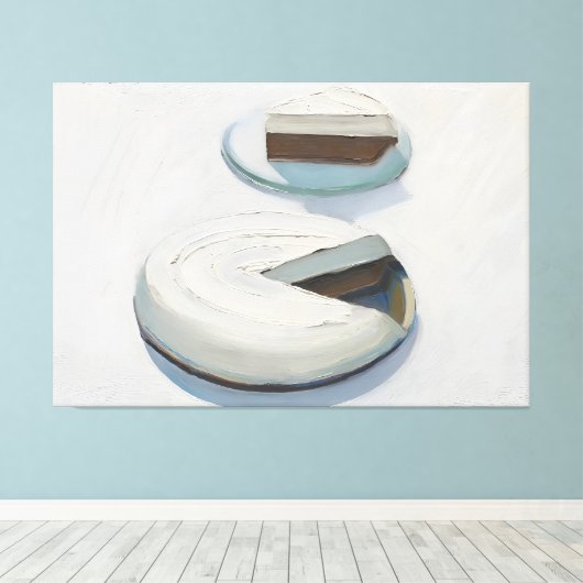 Wayne Thiebaud art Leinwanddruck (Insitu (Holzboden))
