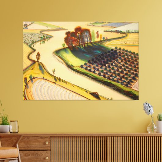 Wayne Thiebaud art Leinwanddruck (Insitu (Wohnzimmer))