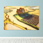 Wayne Thiebaud art Leinwanddruck (Insitu (Holzboden))