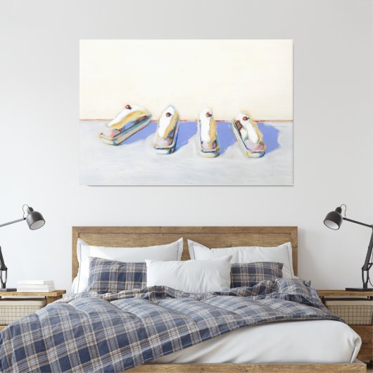Wayne Thiebaud art Leinwanddruck (Insitu (Schlafzimmer))