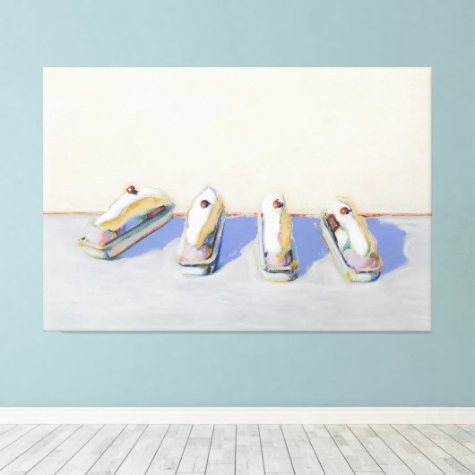 Wayne Thiebaud art Leinwanddruck (Insitu (Holzboden))