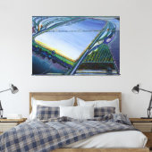 Wayne Thiebaud art painting Leinwanddruck (Insitu (Schlafzimmer))