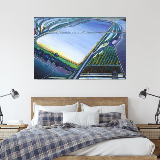 Wayne Thiebaud art painting Leinwanddruck (Insitu (Schlafzimmer))