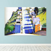 Wayne Thiebaud art style Leinwanddruck (Insitu (Holzboden))