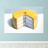 Wayne Thiebaud art style Leinwanddruck (Insitu (Holzboden))