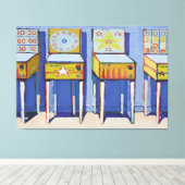 Wayne Thiebaud art style Leinwanddruck (Insitu (Holzboden))