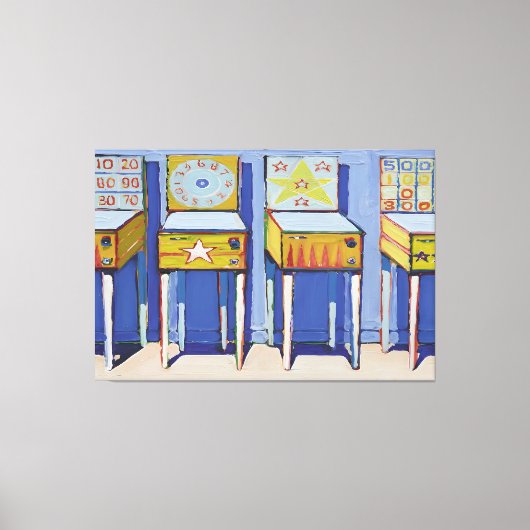 Wayne Thiebaud art style Leinwanddruck (Vorderseite)