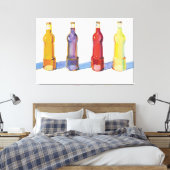 Wayne Thiebaud art style Leinwanddruck (Insitu (Schlafzimmer))