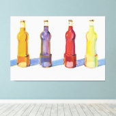 Wayne Thiebaud art style Leinwanddruck (Insitu (Holzboden))