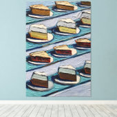 Wayne Thiebaud art work Leinwanddruck (Insitu (Holzboden))