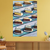 Wayne Thiebaud art work Leinwanddruck (Insitu (Wohnzimmer))