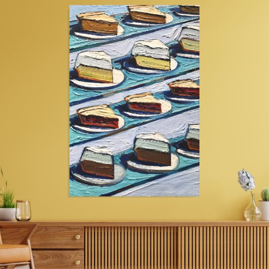 Wayne Thiebaud art work Leinwanddruck (Insitu (Wohnzimmer))