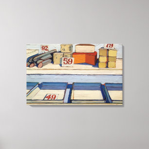 Wayne Thiebaud - Delicatessen Counter - 1962 Leinwanddruck