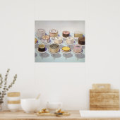 wayne thiebaud - kuchen 1963 poster (Küche)