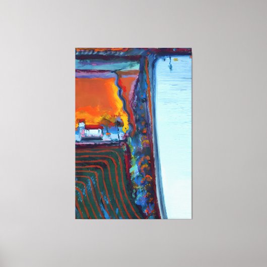 Wayne Thiebaud Kunst Leinwanddruck (Vorderseite)