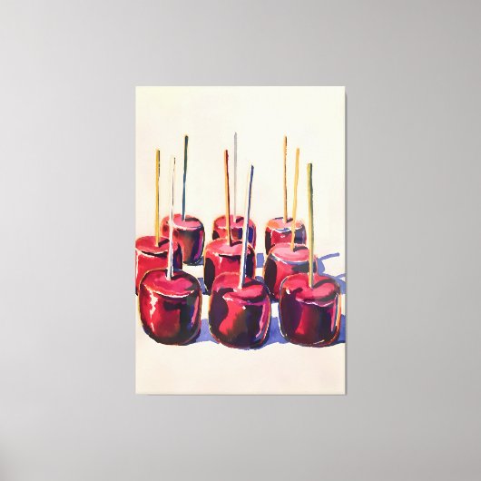 Wayne Thiebaud Kunst Leinwanddruck (Vorderseite)