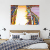 Wayne Thiebaud Kunstmalerei Leinwanddruck (Insitu (Schlafzimmer))