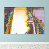 Wayne Thiebaud Kunstmalerei Leinwanddruck (Insitu (Holzboden))