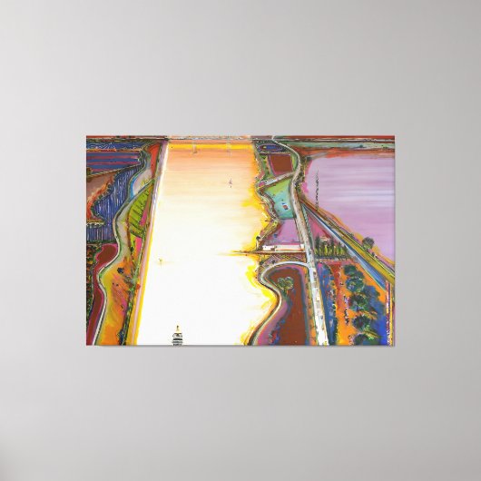 Wayne Thiebaud Kunstmalerei Leinwanddruck (Vorderseite)