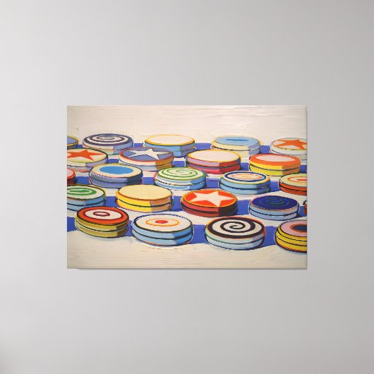 Wayne Thiebaud Kunststil Leinwanddruck (Vorderseite)