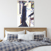 Wayne Thiebaud - Sunset Streets - 1985 Leinwanddruck (Insitu (Schlafzimmer))