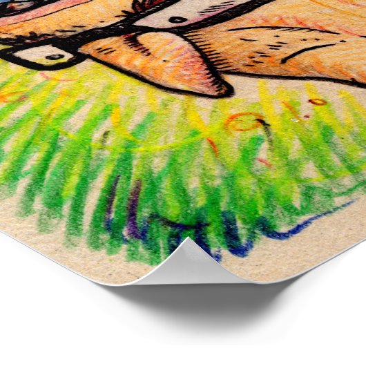 @WayneHanley irkafirka print Poster (Ecke)