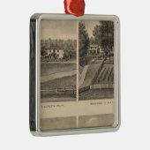 Waynesboro, Augusta County Silbernes Ornament (Rechts)