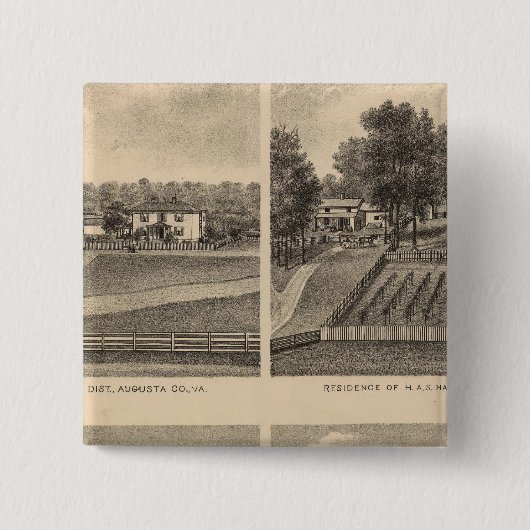 Waynesboro, Augusta Landkreis Button (Vorderseite)
