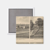 Waynesboro, Landkreis Augusta Magnet (Vorderseite/Rückseite)