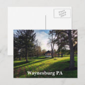 Waynesburg Postkarte (Vorne/Hinten)