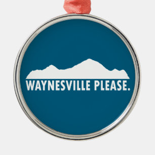 Waynesville North Carolina Bitte Ornament Aus Metall