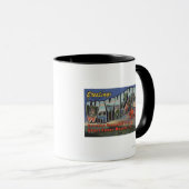Waynesville, North Carolina - Großbuchstaben Tasse (VorderseiteRechts)