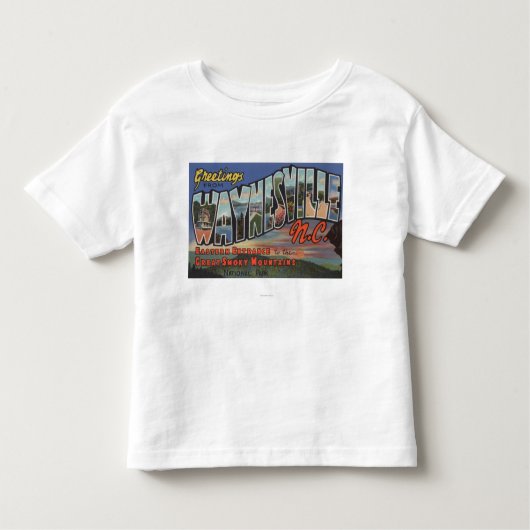 Waynesville, North Carolina - große Kleinkind T-shirt (Vorderseite)