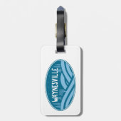 Waynesville North Carolina Outdoors Gepäckanhänger (Rückseite vertikal)