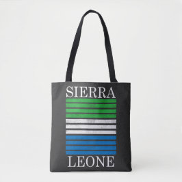 WAYout Arts Freetown Sierra Leone Streifen Flag Tasche