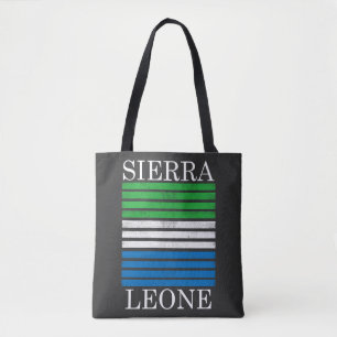 WAYout Arts Freetown Sierra Leone Streifen Flag Tasche