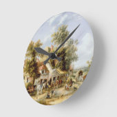 Wayside Inn Runde Wanduhr (Winkel)