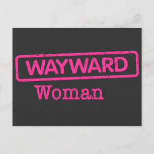 Wayward Woman Postcard Postkarte