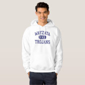 Wayzata - Trojan - hoch - Minneapolis Minnesota Hoodie (Vorne ganz)