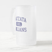 Wayzata - Trojan - hoch - Minneapolis Minnesota Mattglas Bierglas (Vorderseite Links)
